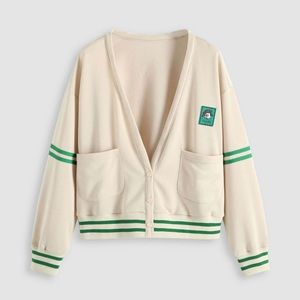 Campus pocket knit cardigan
